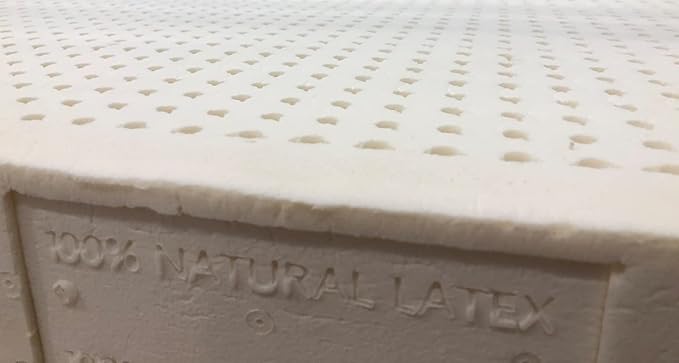 Dormir True Green Premium 100% Natural Organic Latex Mattress Topper (3" Double Medium No Cover) - GOLS Certified Quality for Exceptional Comfort, Durable, Firm & Bouncy
