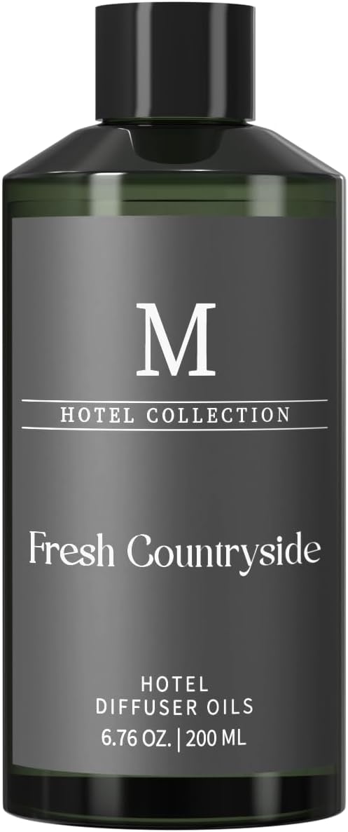 Hotel Collection Diffuser Oil- Fresh Countryside, 6.76 Fl Oz (200ml), Home Luxury Aroma & Hotel Fragrance Diffuser Oil- Essential Oils for Aromatherapy