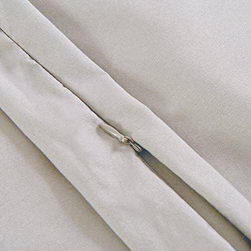 Elegant Comfort Luxury Ultra-Soft 1-Piece Body Pillowcase 1500 Thread Count Egyptian Quality Microfiber Double Brushed-Wrinkle Resistant, Body Pillowcase Size, Silver (Pack of 2)