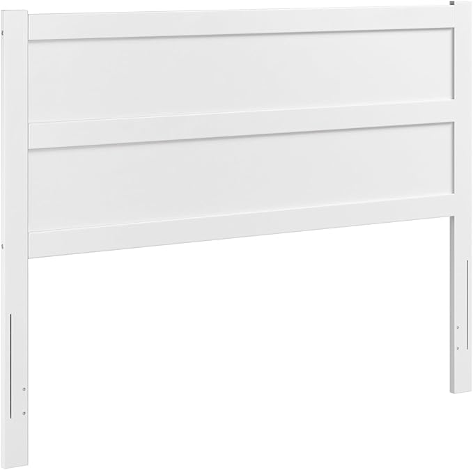 AFI, NoHo Solid Wood Panel Headboard, Queen, White