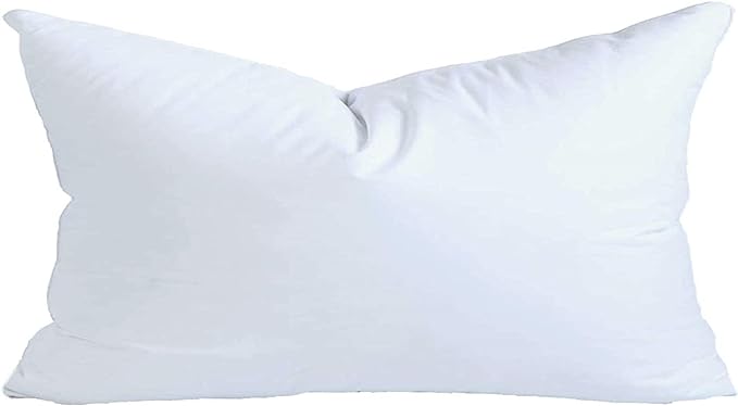 MoonRest® 13x20 Inch Synthetic Down Alternative Rectangle Pillow Insert Form Stuffer for Sofa Shams, Decorative Throw Pillow, Cushion and Bed Pillow Stuffing - Hypoallergenic 13“X 20”