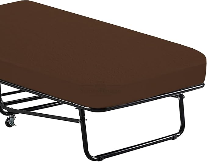 Cot Mattress Protector 33"x75" Waterproof, Terry Soft and Noiseless Mattress Protector Perfect for Daybed 33" X 75" Mattress/Narrow Twin/Cot Size/Rv Bunk/Camping Cot (Chocolate)