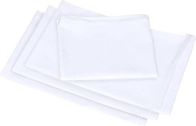 Utopia Bedding 80 Pack Waterproof Pillow Protectors with Zipper Standard Size (White), Bed Bug and Dust Mite Proof Pillow case Covers, Moisture Wicking Pillow Encasements 20 x 26 Inches