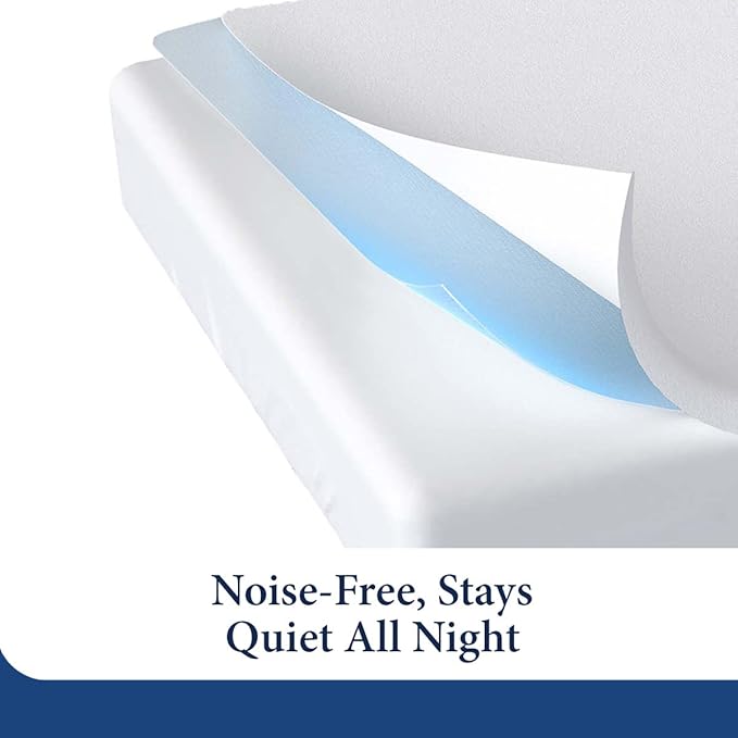 Cosy House Collection Luxury Mattress Protector - Blend of Rayon Derived from Bamboo - College Dorm Room Essentials - Ultra Soft Comfort, Stays Cool & Quiet - Premium Fitted Sheet Style (Twin XL)