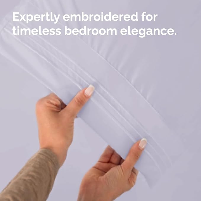 Body Pillowcases Set of 4-20x54 Long Body Pillow Case - Soft Body Pillow Cover for Sleeping & Side Sleepers - Comfy Breathable & Fade Free - Machine Washable w/Envelope Enclosure - (Light Lavender)