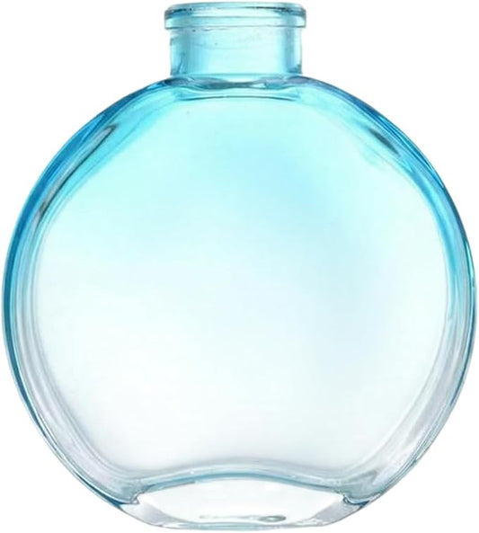 150ml/5oz Glass Diffuser Bottle - Blue - DIY Aromatherapy Storage Container - Reusable - Home Decor