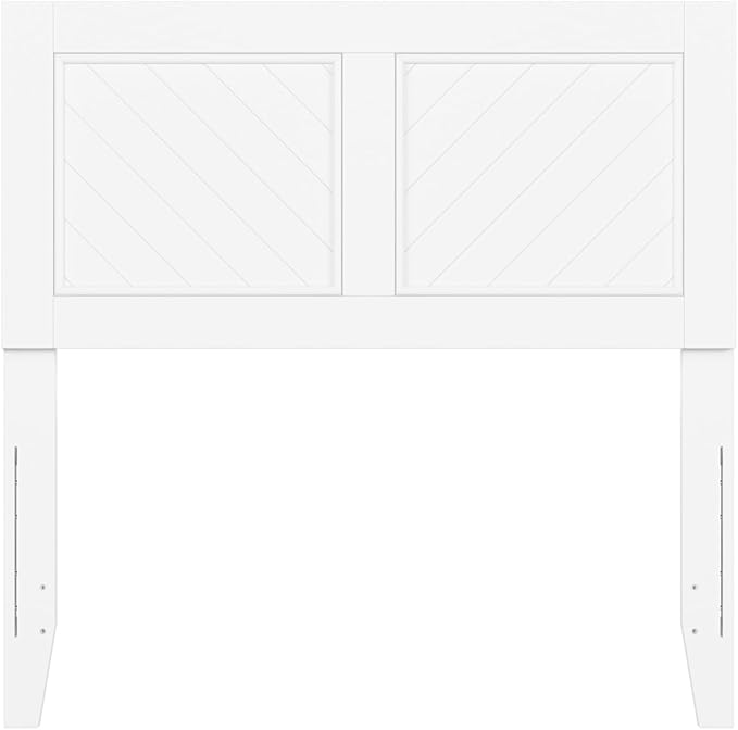 AFI, Canyon Twin Solid Wood Rustic Farmhouse Headboard, White
