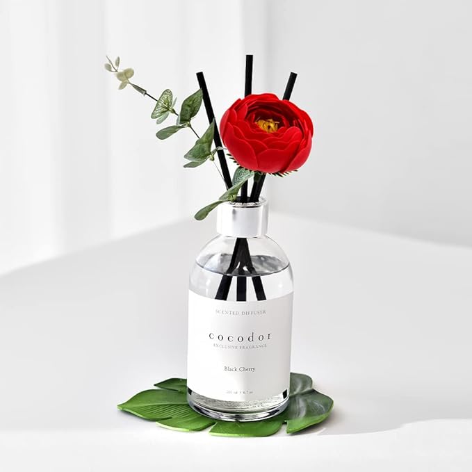 COCODOR White Label Camellia Diffuser/Flower Market/6.7oz(200ml)/Home Decor & Office Decor, Fragrance and Gifts, Aromatherapy