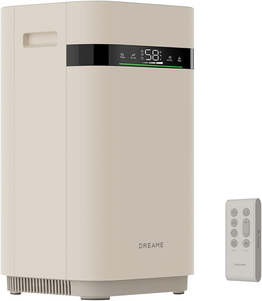 Dreame Mist-Free Humidifier H40, Cool Evaporative Air Humidifier with 3-Stage Purification for Comfotable Air, 6L Easy to Fill & Clean, Suitable for Large Bedroom Plant, Indoor, Home, Quiet Sleep Mode