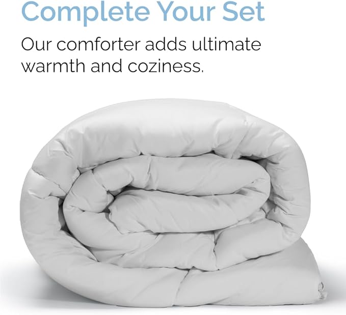 Queen 6 Piece Sheet Set - Comfy Breathable & Cooling - Hotel Luxury Bedding for Women, Men, Kids, Teens & Children - 1 Flat & 1 Fitted Sheet & 4 Pillowcases w/ Deep Pockets - Wrinkle Free - Light Grey