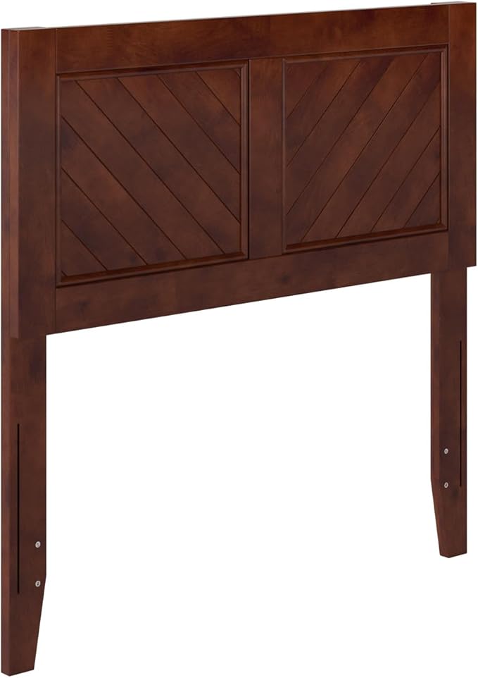 AFI, Canyon Twin Solid Wood Rustic Farmhouse Headboard, Walnut