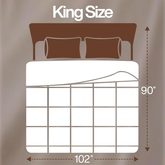 Utopia Bedding King Comforter Duvet Insert, Quilted White Comforter with Corner Tabs, Box Stitched Down Alternative Comforters King Size 90 x 102 inches