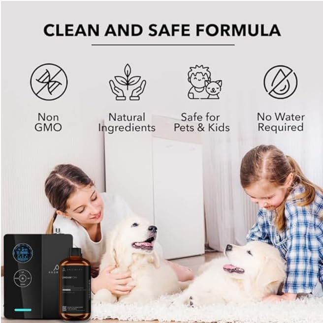 Dream On Diffuser Oil, 16.9 FL Oz, 500 mL, Luxury Hotel Scent Diffuser Oil for Home, Office & Spa, Fragrance Essential Oils for Aromatherapy, Aloe Vera & Cedarwood.