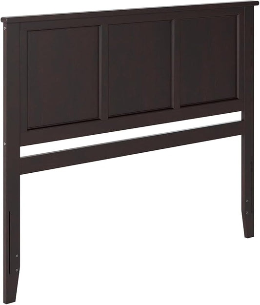 AFI, Madison Queen Solid Wood Panel Headboard, Espresso