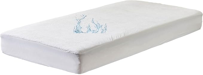 Kingnex Waterproof Twin XL Mattress Protector for College Dorm Room Extra Long Twin Bed Soft Bamboo Viscose Terry Top Quiet Breathable Fitted Mattress Cover