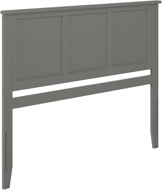 AFI, Madison King Solid Wood Panel Headboard, Grey