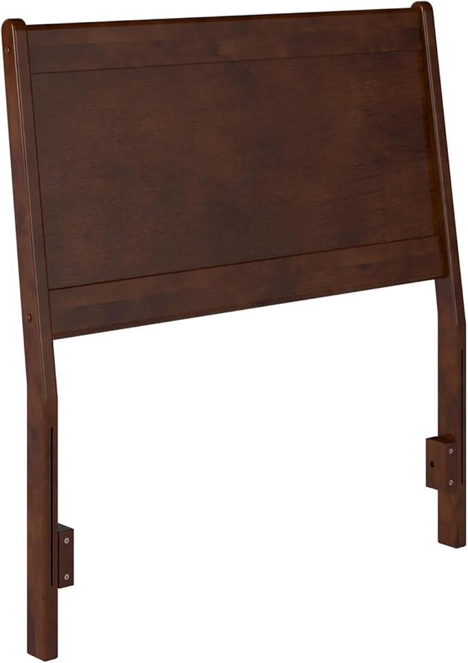 AFI, Casanova Twin Solid Wood Panel Headboard, Walnut
