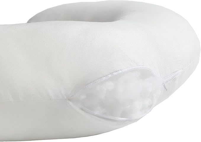 Baby Nursing Pillow and Body Positioner for Breastfeeding and Bottle Feeding for Baby Boys and Girls, Breast Feeding Pillow for Propping Baby, Tummy Time, Sitting Support, Naked Pillow