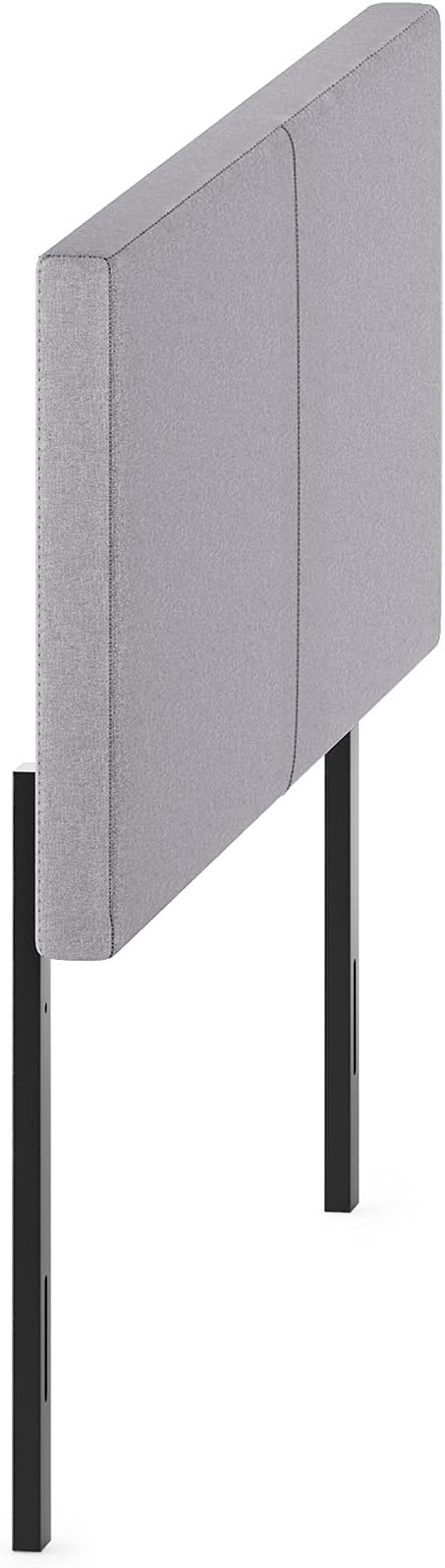 Furinno Roanne Upholstered Headboard, Queen, Glacier