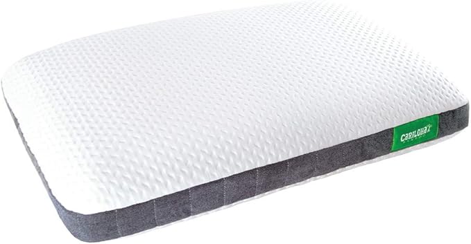 Cariloha Luxurious Cooling Airflow Pillow | King | White | 38" Lx20 W | Viscose Material | Naturally Breathable, Hypoallergenic, and Moisture Wicking