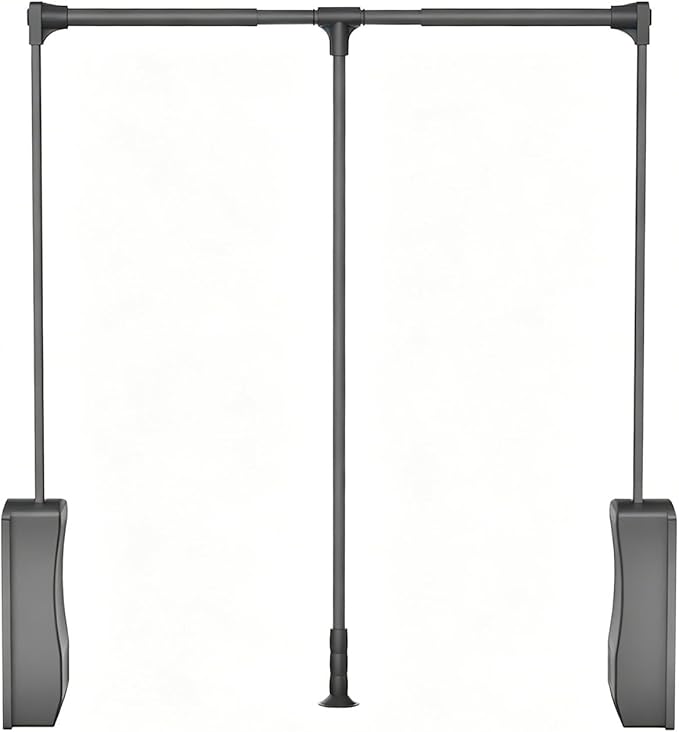 Hitess Soft-Close Pull Down Closet Rod, Stainless Steel Wardrobe Lifts,Adjustable 21-47 Inch Chrome Polished Side Mounted Rail Organizer for Hanging Clothes