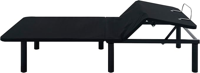 Naomi Home Serenity Twin XL Adjustable Bed Frame with Wireless Remote Ergonomic Head and Foot Incline Electric Bed Frame Easy Assembly Smart Ideal for Snoring Relief and Enhanced Comfort, Split King