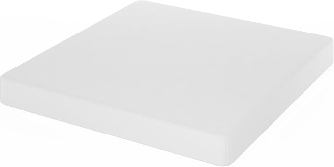 Furinno Tidur Cooling Gel Memory Foam Mattress, 8 Inch, King, White