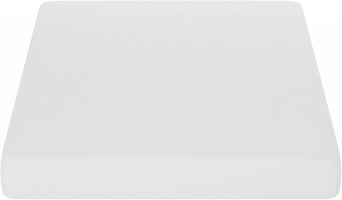 Furinno Tidur Cooling Gel Memory Foam Mattress, 8 Inch, Queen, White