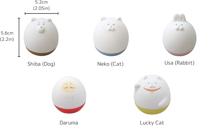 Stone Diffuser Swinging Animals Aromatherapy [Japan Import] Passive Diffuser for Essential Oil, Ceramic, Non-Electric, Room Decor, Gift (Usagi Rabbit)