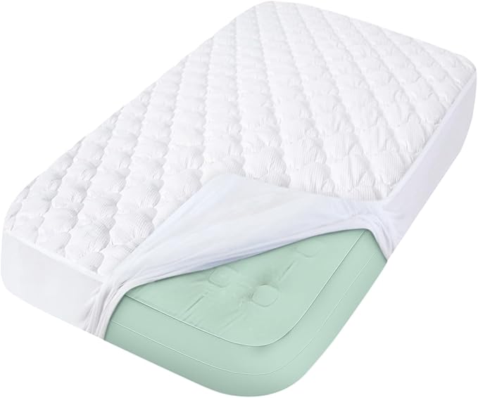 Kids Air Mattress Pad Sheet Protector Waterproof, Compatible with hiccapop Sleepah/EnerPlex Inflatable Toddler Travel Bed