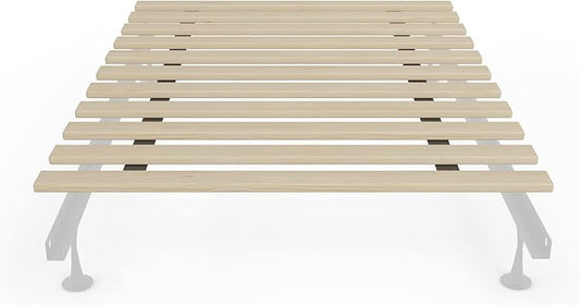 Greaton, 1-Inch Extra Heavy Duty Horizontal Wooden Bunkie Board/Bed Slats, King(76"), Beige