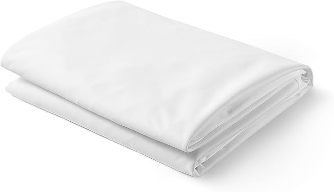 Amazon Basics Waterproof Mattress Protector, Secure Elastic Fit, Protection Against Spills and Pests, Twin XL, White (Pack of 2)