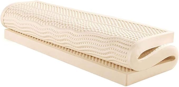 This Natural Latex Mattress,Pure Green Natural Latex Mattress Topper, Slow Rebound Mattresses Inner Cover,2in,180x190cm(71x75in)