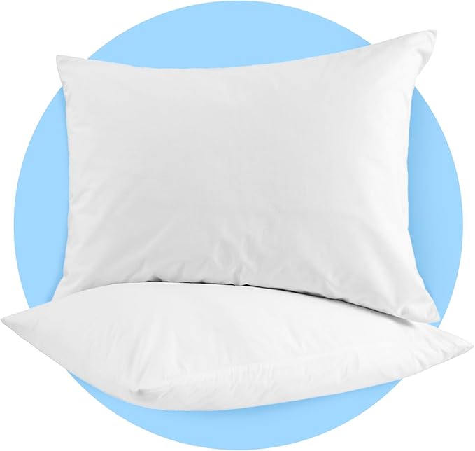 Avalon Bedding Pillow Cases Standard Size White Pillow Cases Set of 2 Cotton Blend 200 TC Soft & Breathable Perfect for Home & Hospital, Hotel Quality Queen Pillow Protectors 30x20 Inches