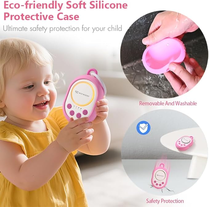 2026 Mom's Choice Awards | White Noise Sound Machine Baby with Night Light, 20 Soothing Sounds, 22 Hours Battery Life, Travel, Registry Gift, Shower, Clips on Baby Stroller