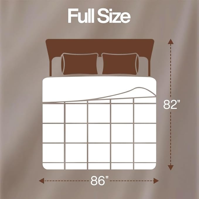 Utopia Bedding Full Comforter Duvet Insert, Quilted White Comforter with Corner Tabs, Box Stitched Down Alternative Comforters Full Size 82 x 86 inches