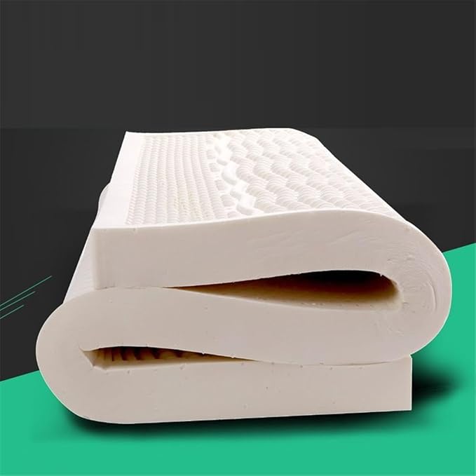 100% Thailand Natural Latex Mattress with Cover Natural Pure Rubber Mattress 1.8M Bed 1.5M Thickened Home Dormitory Cushion Mat,Thickness 2.5cm,100x185cm