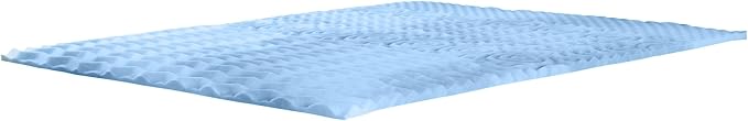 Serta Comfort Zone Cooling Memory Foam Mattress Topper, 1.5 Inch, Twin XL
