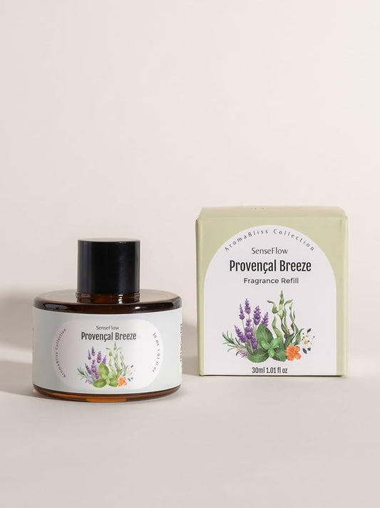 Essential Oil Refill 1.02oz/30ml - Free SF101 Waterless Aromatherapy Diffuser, Covers 1000 Sq Ft, 120-Day Natural Scent,Provençal Breeze