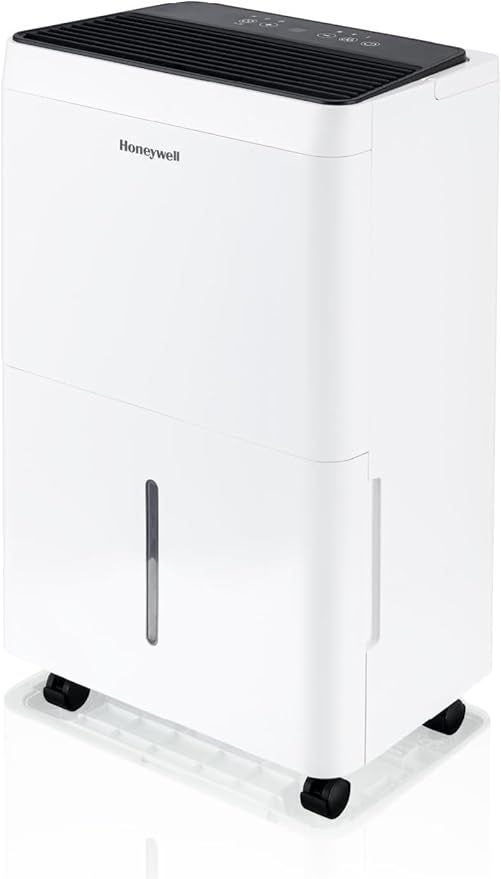 Honeywell 50-Pint ENERGY STAR Dehumidifier with PUMP for 4,000 Sq Ft – Laundry Mode, Auto-Comfort Mode & Thermal Overload Protection, TPFIT50PWK