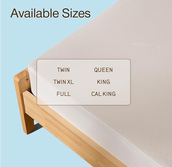 Coop Home Goods Ultra-Cool Waterproof Mattress Protector, King, Cooling Mattress Protector, Machine Washable Cooling Bed Cover, Low-Noise Waterproof Bed Cover, King (78x80)
