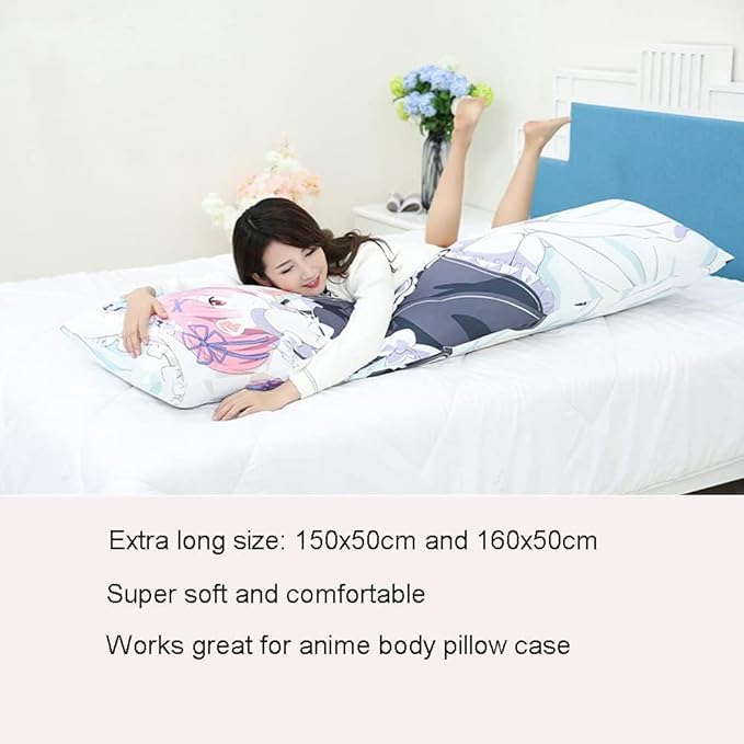 Zituop Dakimakura Pillow 150x50cm 20x60 inch Body Pillow Insert, Cloud-Soft PP Cotton Filling, Large Body Pillow Stuffer for Anime Pillowcase