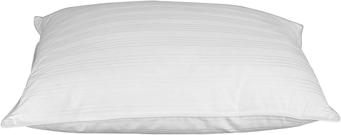 DOWNLITE Worlds Flattest Down Pillow - Designed to Be Really Thin - Perfect for Stomach Sleepers - from (Standard/Queen)