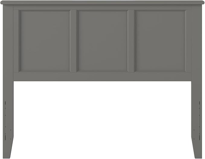 AFI, Madison Full Solid Wood Panel Headboard, Grey