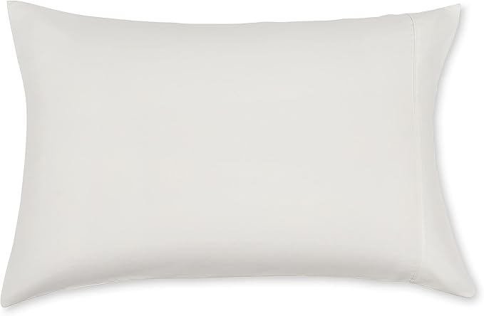 Amazon Basics Standard Pillowcases Set of 2 - Lightweight, Super Soft Easy Care Microfiber, Cream, 30" L x 20" W, Pillows Not Included