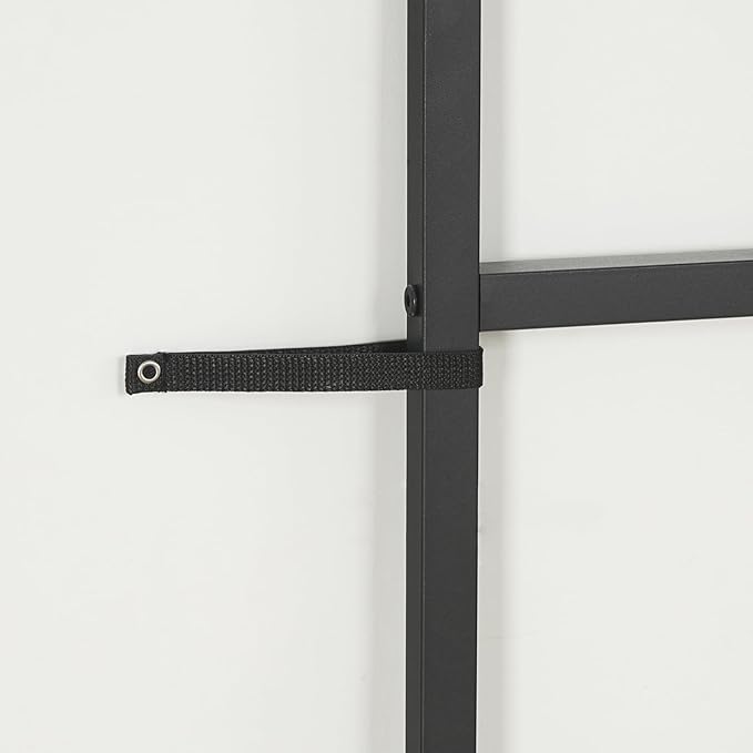 MAHANCRIS Full Size Headboard Only, Metal Headboard with Adapters, Minimalist Industrial Style for Full Size Beds, Black