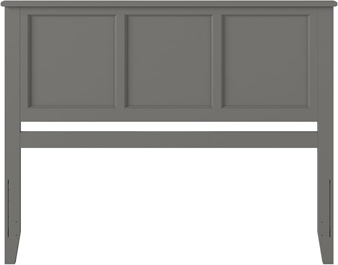 AFI, Madison King Solid Wood Panel Headboard, Grey