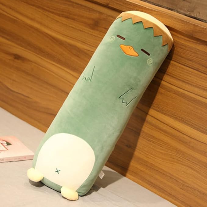 Long Plush Cute Body Pillows 39" Cuddle Stuffed Animal Shaped Bed Body Pillows Soft Cotton Plushies Doll Toy Gifts (River Boy, 39 Inch)