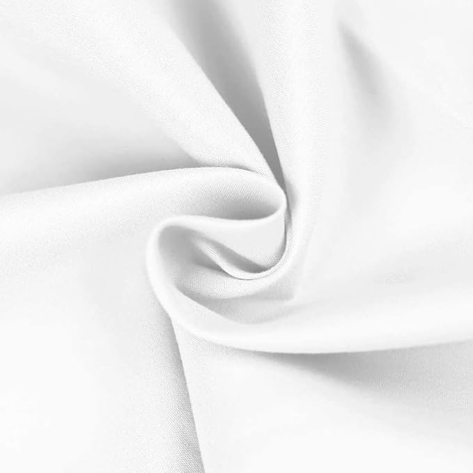 RV Camper King Sheet Set (72x80) - 100% Egyptian Cotton, Soft & Cooling, 16" Deep Pocket Fitted Sheet, Luxury Hotel Quality Bedding for RVs & Motorhomes (White Solid)