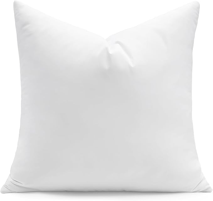 puredown® 18x18 Feather Down Pillow Insert, 1 Pack Throw Pillow Insert for Couch, Chairs, Office, Apartments